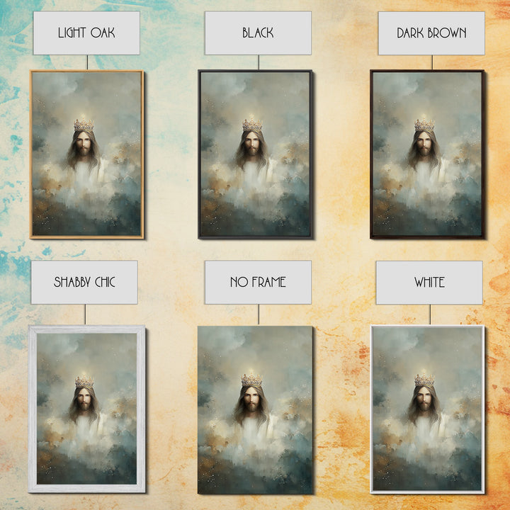 Crowned Glory – Framed Canvas Print – Jesus Art Print – Christian Wall Art – Christian Art Canvas – Christian Art – Unique Christian Art