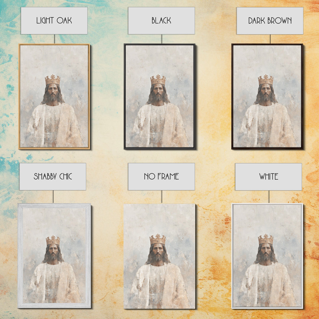 Crown Of Mercy - Framed Canvas Print - Christian Wall Art - Christian Art Canvas - Jesus Painting - Christmas Art - Christian Gifts - Faith