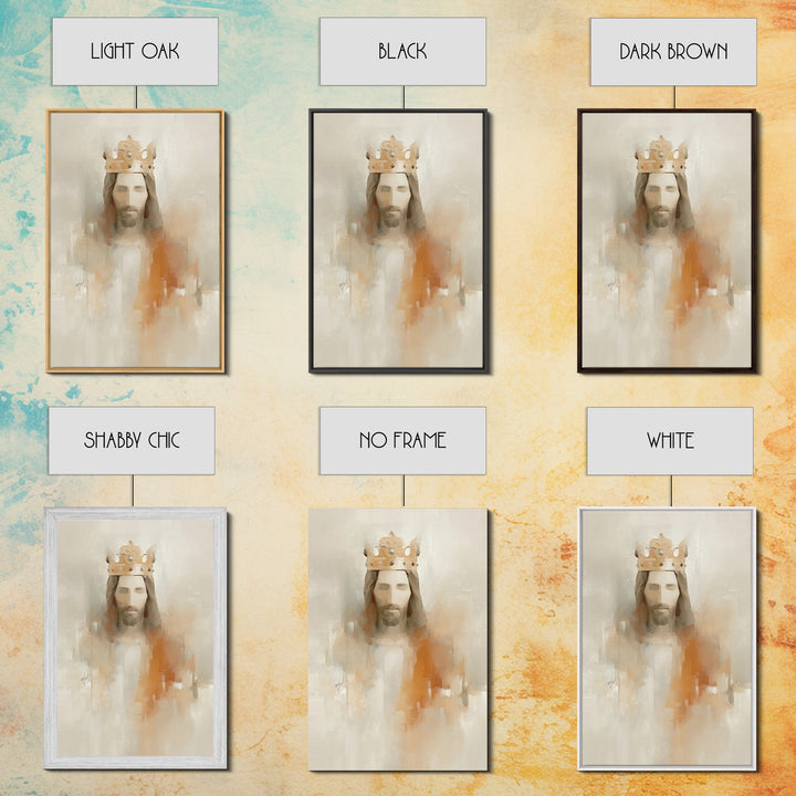 Holy Light Reverie - Framed Canvas Print - Christian Art Canvas - Christian Wall Art - Jesus Painting - Christian Decor - Christmas Art - F