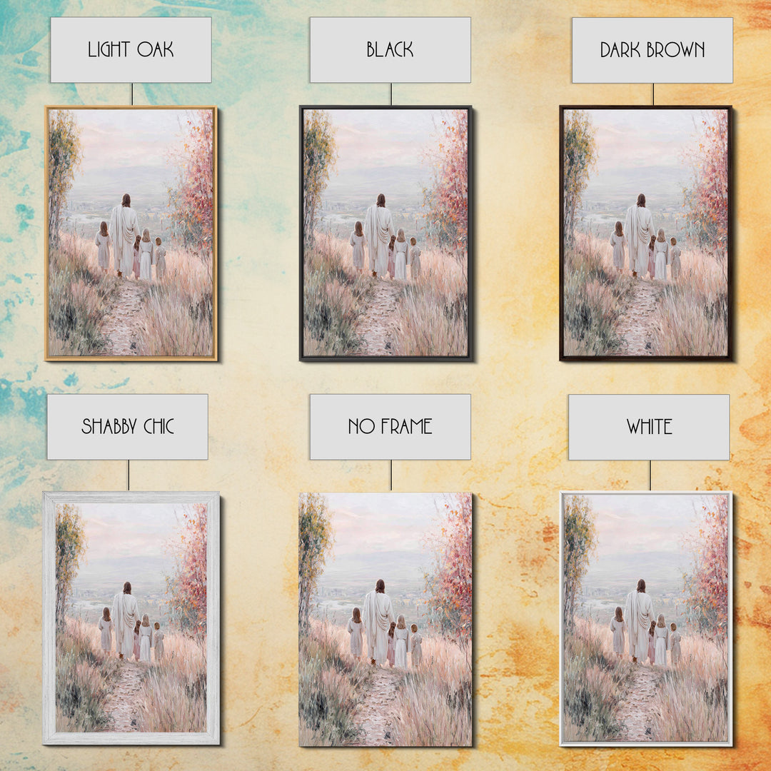 Path Of Mercy – Framed Canvas Print – Christian Wall Art – Christian Art Canvas – Jesus Painting – Christian Decor – Christmas Art