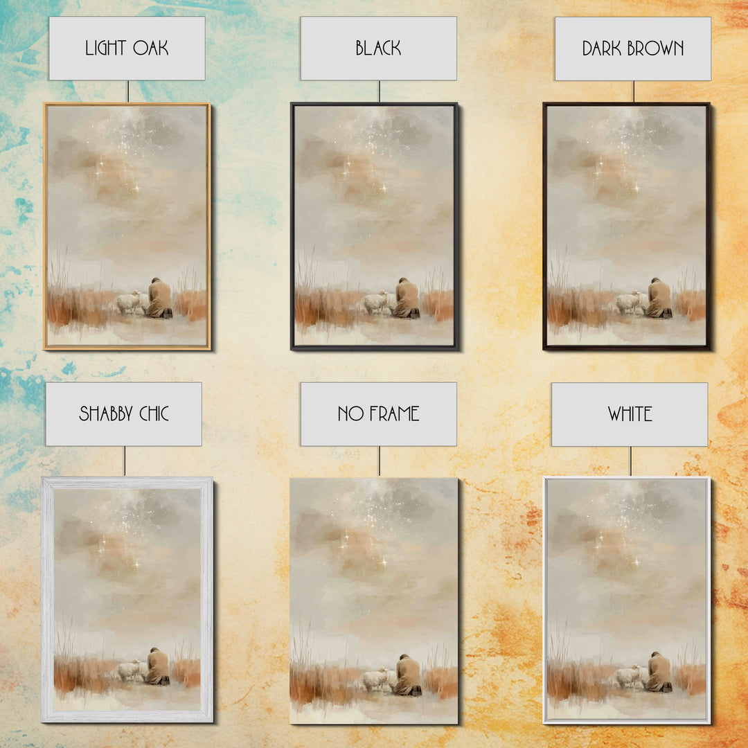 Quiet Mercy – Framed Canvas Print – Christian Art Canvas – Christian Wall Art – Subtle Christian Art – Christian Painting – Christian Chris