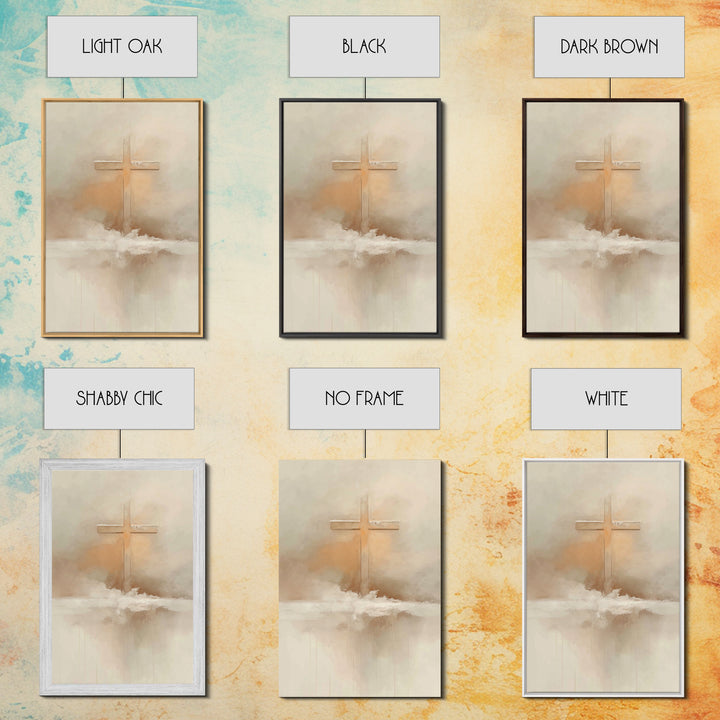 Winter Redemption – Framed Canvas Print – Christian Art Print – Christian Wall Art – Subtle Christian Art – Christian Decor – Christian Gif