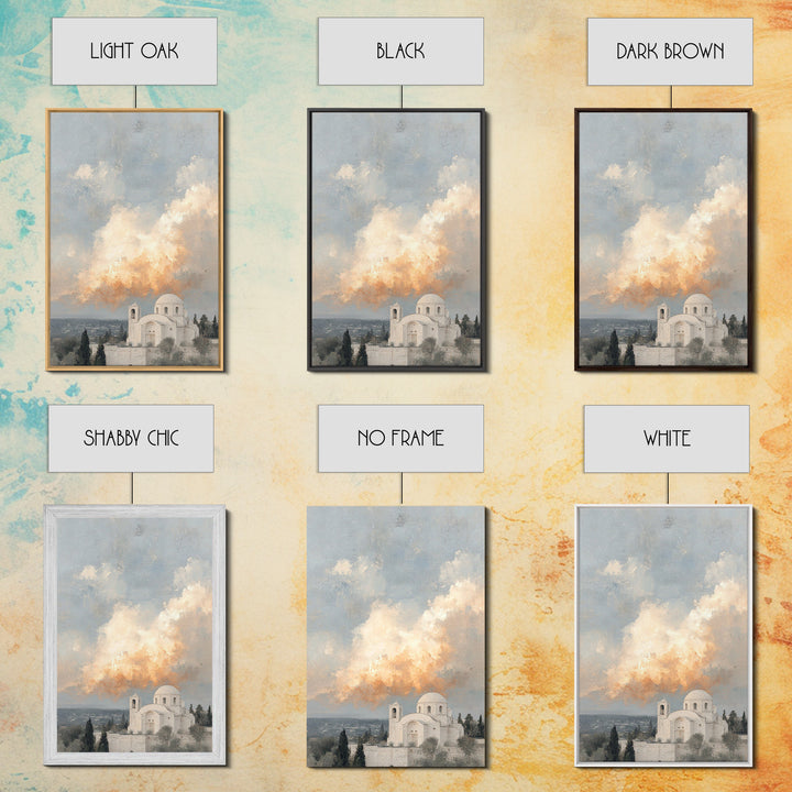 Clouds of Glory – Framed Canvas Print – Christian Art Print – Christian Wall Art – Christian Art Canvas – Modern Christian Art – Christian