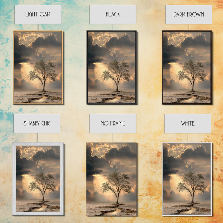 Stormvale Covenant – Framed Canvas Print – Christian Wall Art – Christian Art Canvas – Moody Christian Art – Christian Gift – Christian Dec