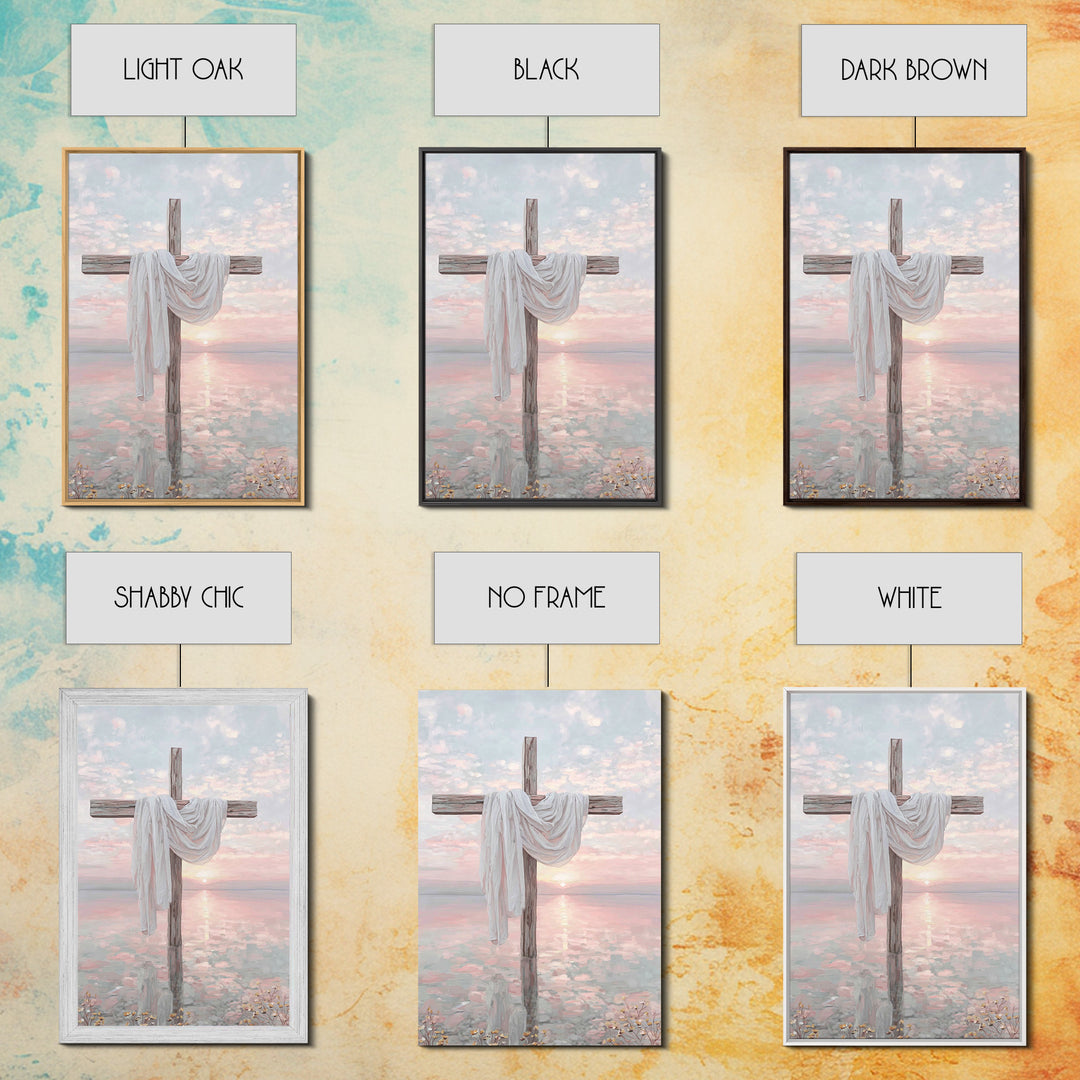 Sacred Horizon – Framed Canvas Print – Christian Wall Art – Christian Art Canvas – Christian Painting – Christian Christmas Art