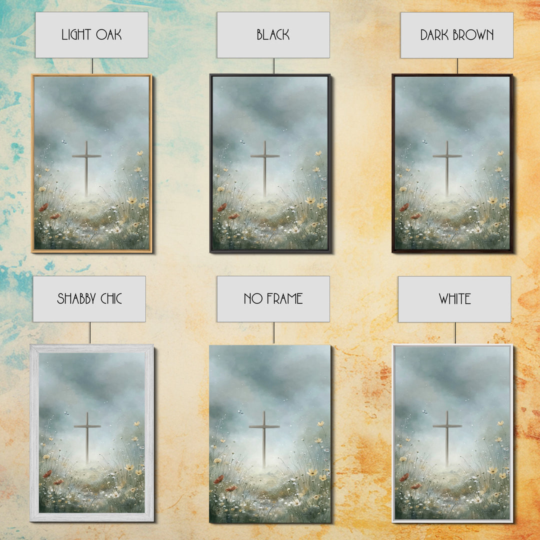 Heavenly Stillness | Framed Canvas Print | Christian Art Canvas | Christian Wall Art | Christian Art Print | Christian Christmas Art