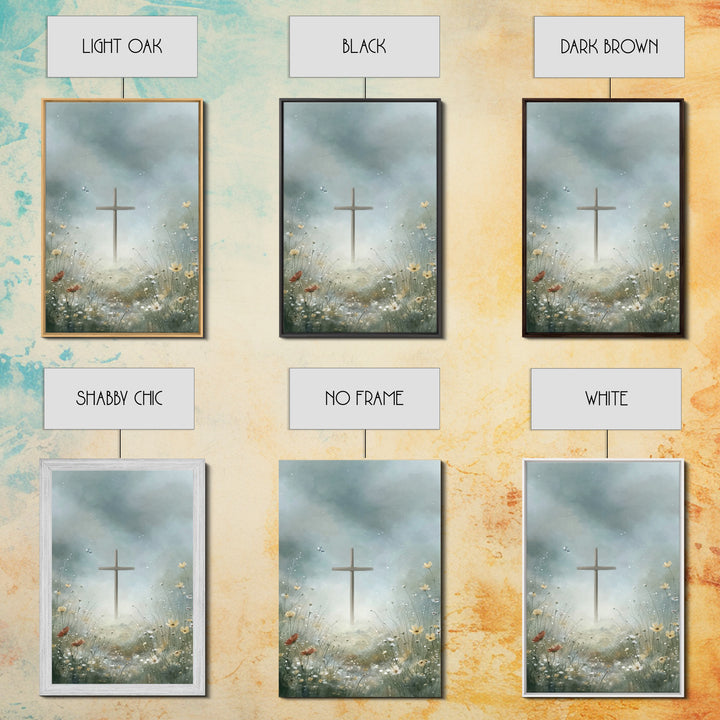 Heavenly Stillness | Framed Canvas Print | Christian Art Canvas | Christian Wall Art | Christian Art Print | Christian Christmas Art