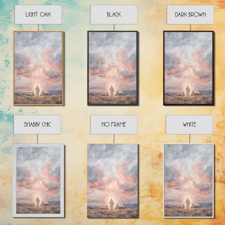 Dawn Of Promise – Framed Canvas Print – Christian Art Canvas – Christian Wall Art – Subtle Christian Art – Christian Christmas Art – Christ