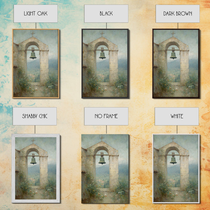 Valley Bell Blessing, Framed Canvas Print, Christian Wall Art, Christian Art Canvas, Christian Decor, Christian Gift