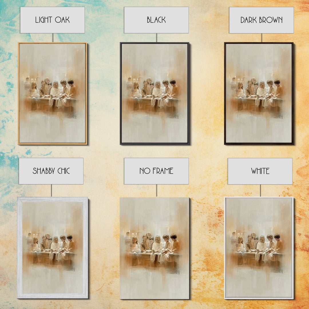 Children Of Light – Framed Canvas Print – Christian Wall Art – Christian Art Canvas – Christian Gift – Christian Art Prints