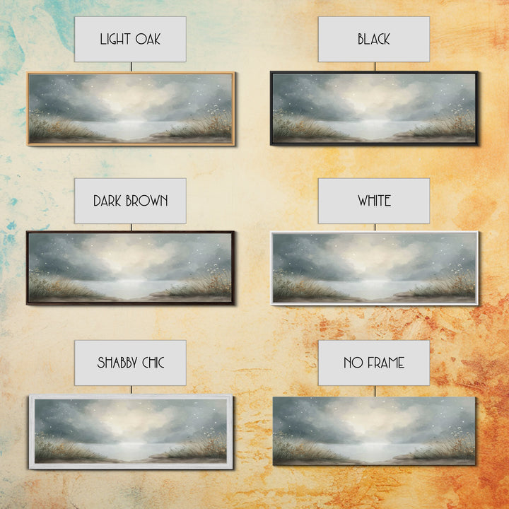 Pathway Of Peace | Framed Canvas Print | Christian Wall Art | Christian Art Canvas | Jesus Painting | Panoramic Art | Christian Christmas A