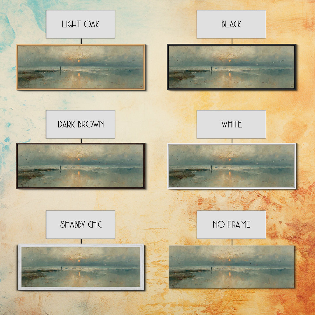 Sunrise Promise – Framed Canvas Print – Panoramic Print – Christian Art Canvas – Jesus Painting – Christian Art – Modern Christian Art
