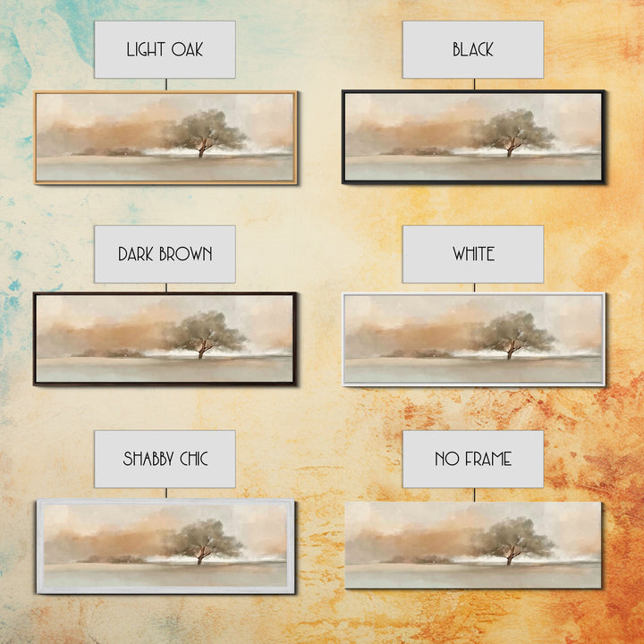 Covenant Tree Grace – Framed Canvas Print – Panoramic Art – Christian Art Canvas – Christian Wall Art – Christian Painting – Christmas Art