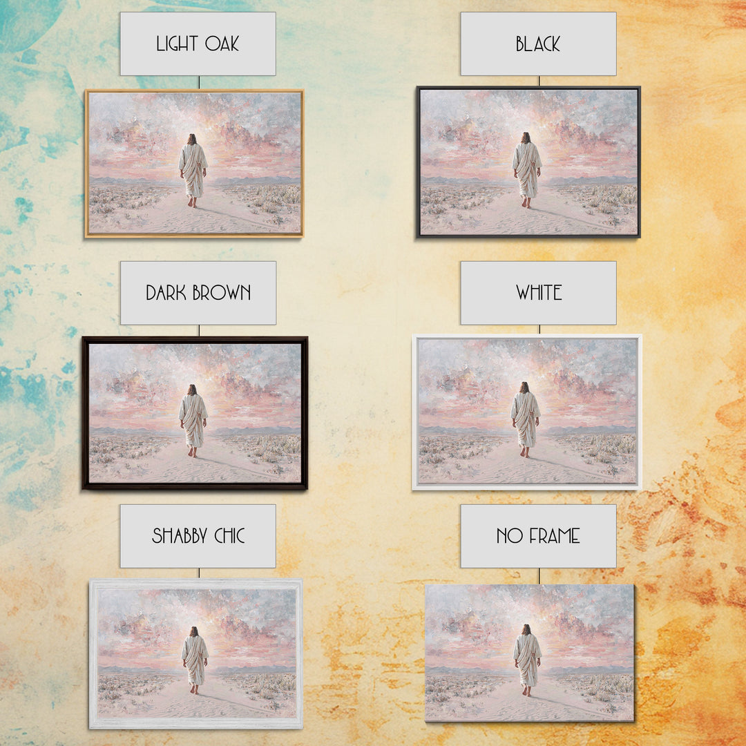 Dawn Of Redemption – Framed Canvas Print – Christian Wall Art – Christian Art Canvas – Jesus Painting – Modern Christian Art – Christian Gi