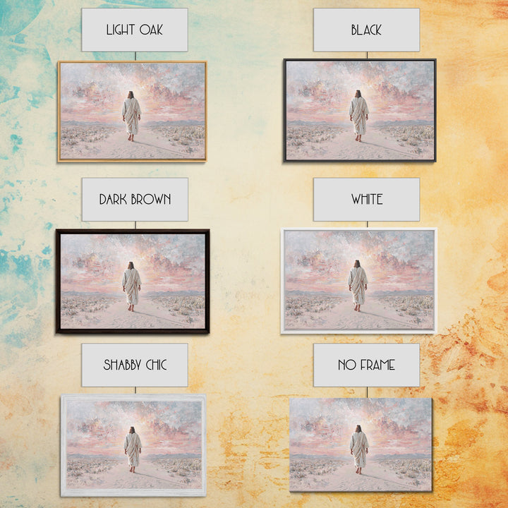 Dawn Of Redemption – Framed Canvas Print – Christian Wall Art – Christian Art Canvas – Jesus Painting – Modern Christian Art – Christian Gi