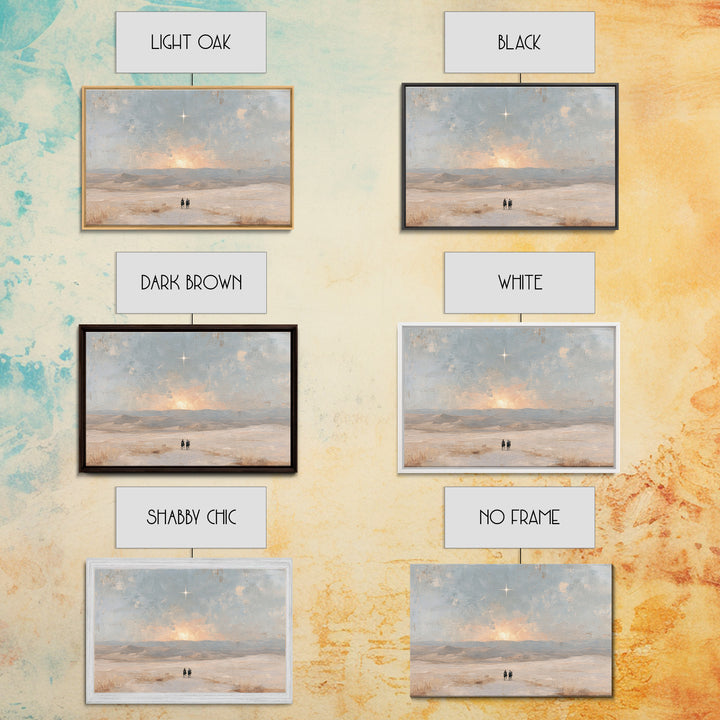 Holy Horizon – Framed Canvas Print – Christian Art Canvas – Christian Wall Art – Christmas Art – Christian Gift – Christian Christmas Art