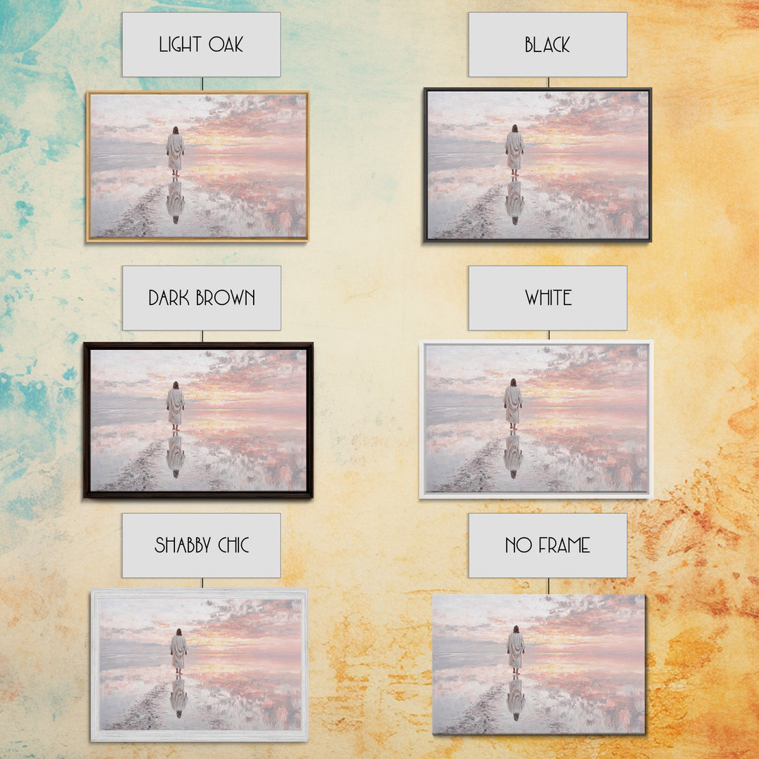 Horizon Of Grace | Framed Canvas Print | Christian Art Canvas | Jesus Painting | Christian Wall Art | Subtle Christian Art | Christian Art