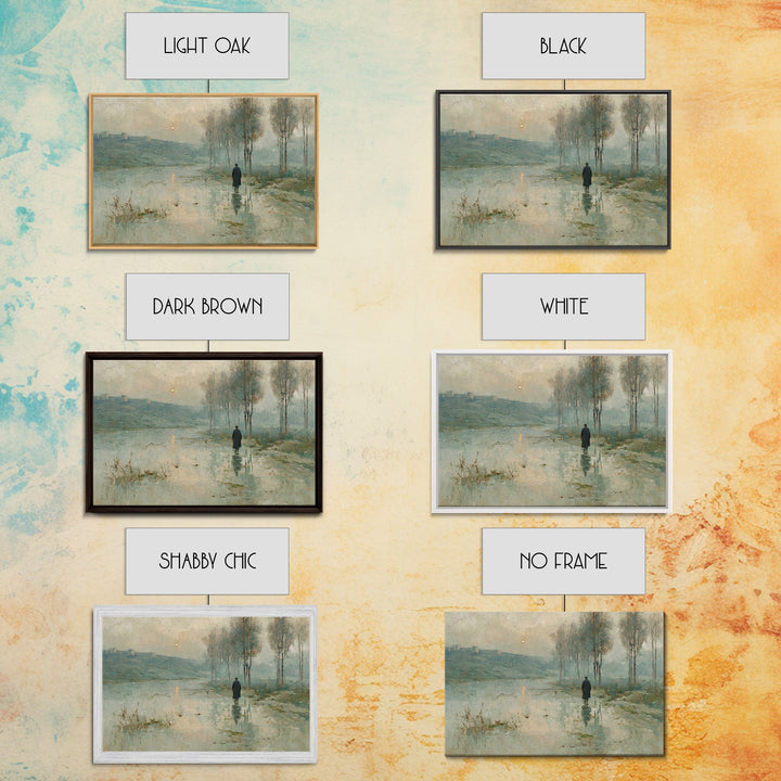 Valley Of Light – Framed Canvas Print – Christian Art Canvas – Christian Wall Art – Moody Christian Art – Christian Art Print – Modern Chri