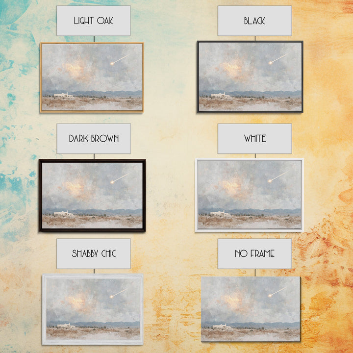 Guiding Light, Framed Canvas Print, Christian Wall Art, Christmas Art, Christian Art Canvas, Christian Christmas Art, Christian Decor For H