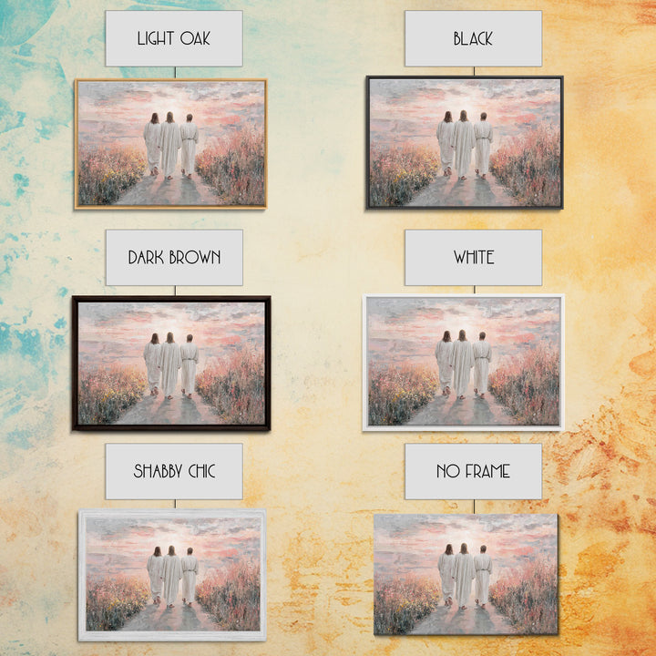 Radiant Dawn Light, Framed Canvas Print, Christian Art Canvas, Christian Wall Art, Jesus Paintings, Large Christian Painting, Christian Chr