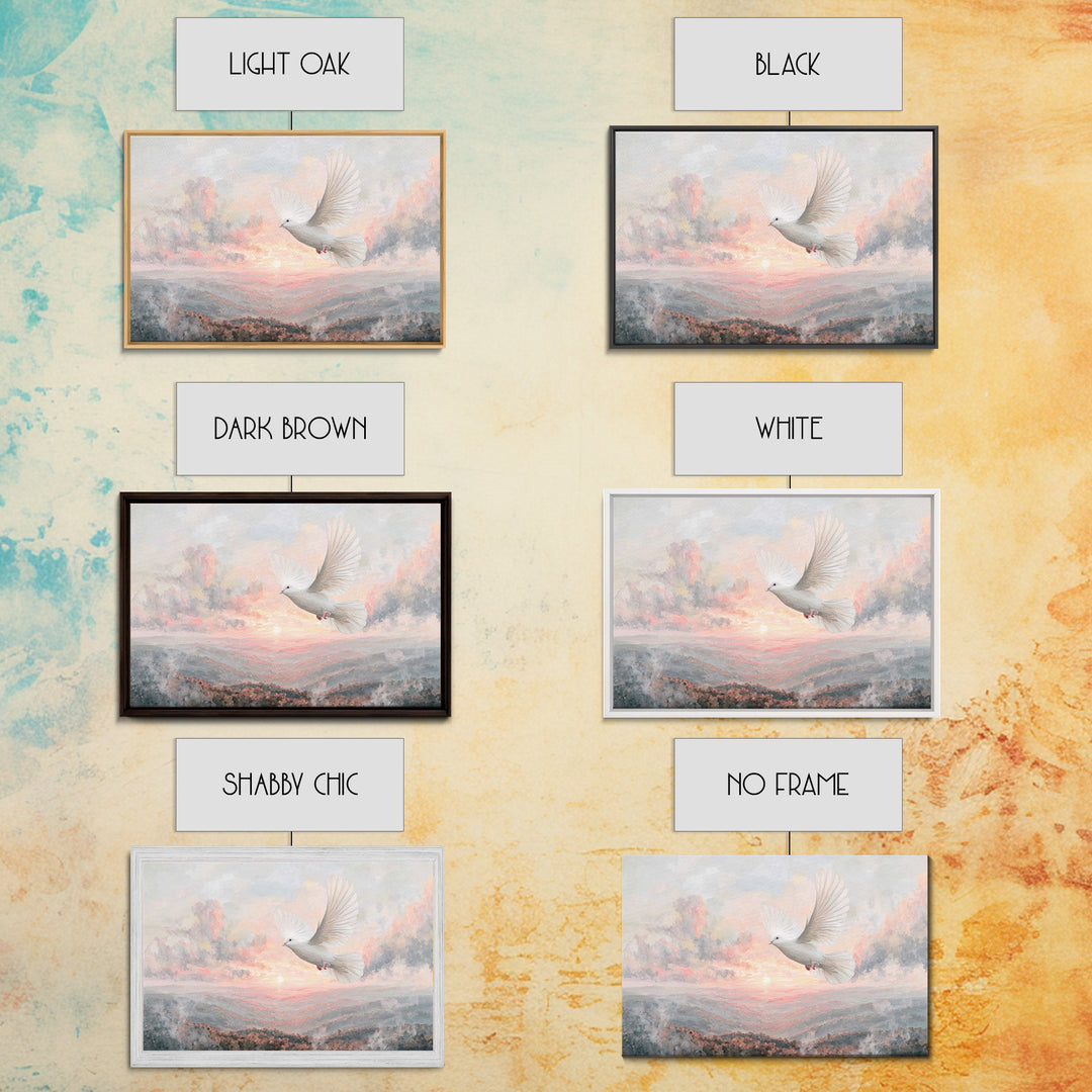 Dawnflight Of Grace | Framed Canvas Print | Christian Art | Christian Wall Art | Christian Art Canvas | Christmas Art Prints | Christian Gi