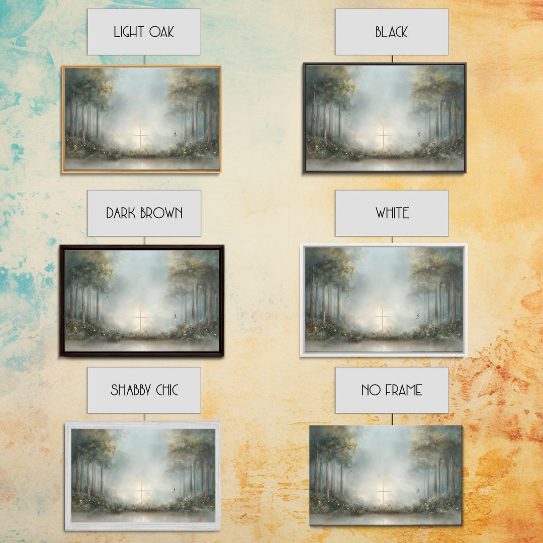 Holy Supper Glow – Framed Canvas Print – Christian Art Canvas – Jesus Painting – Christian Wall Art – Christian Christmas Art – Vintage Chr
