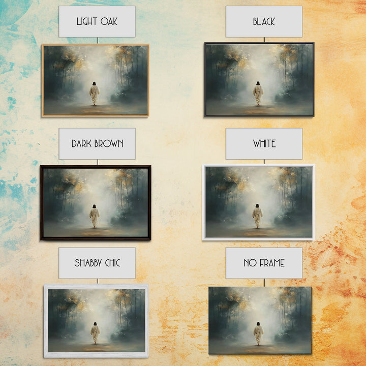 Upper Room Calm – Framed Canvas Print – Christian Art Canvas – Large Christian Painting – Jesus Painting – Christian Wall Art – Subtle Chri