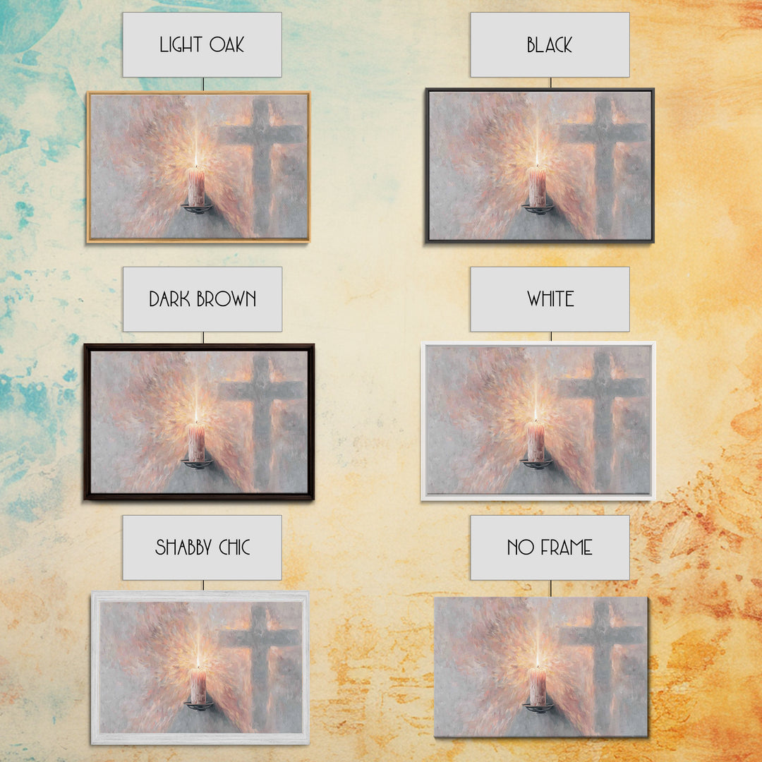 Radiant Grace, Framed Canvas Print, Christian Wall Art, Christian Art, Unique Christian Art, Christian Art Canvas