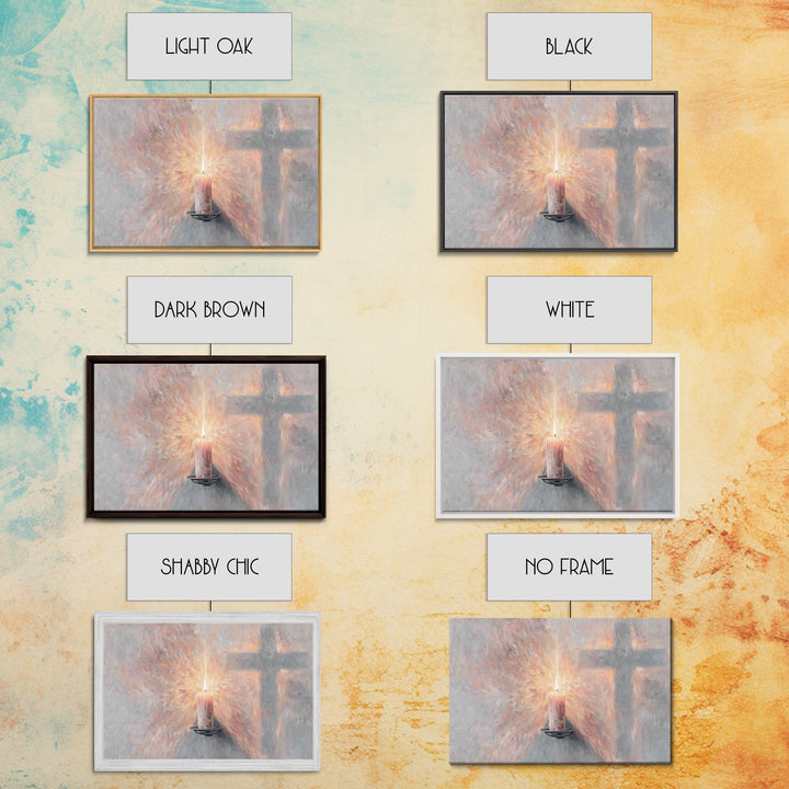 Radiant Grace, Framed Canvas Print, Christian Wall Art, Christian Art, Unique Christian Art, Christian Art Canvas