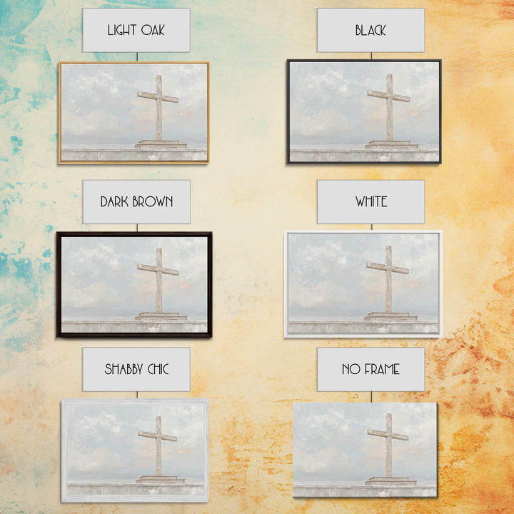 Light Of Redemption, Framed Canvas Print, Christian Wall Art, Christian Art Canvas, Subtle Christian Art, Christian Gift