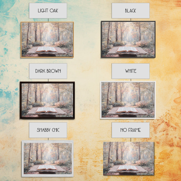 Pathway Of Grace, Framed Canvas Print, Christian Wall Art, Christian Art Canvas, Christian Decor, Modern Christian Art, Christian Paintings