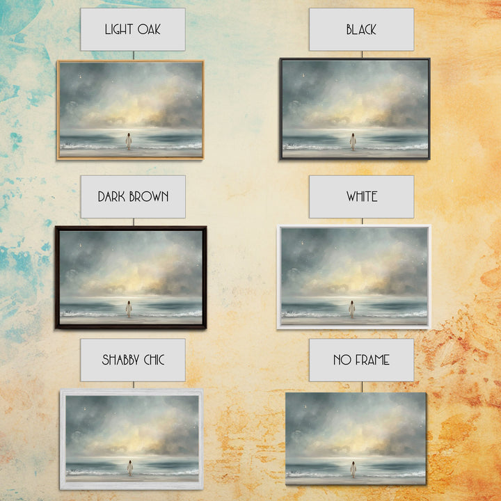 Eternal Dawn – Framed Canvas Print – Christian Wall Art – Jesus Painting – Christian Art Canvas – Christian Christmas Art – Christian Gift