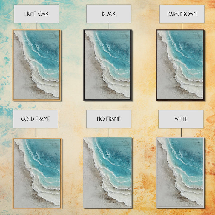 Aerial Sandbar with Turquoise Water Framed Canvas Print, Coastal Art, Prints, Coastal Decor, Coastal, Coastal Wall Art, COA-2x3-13
