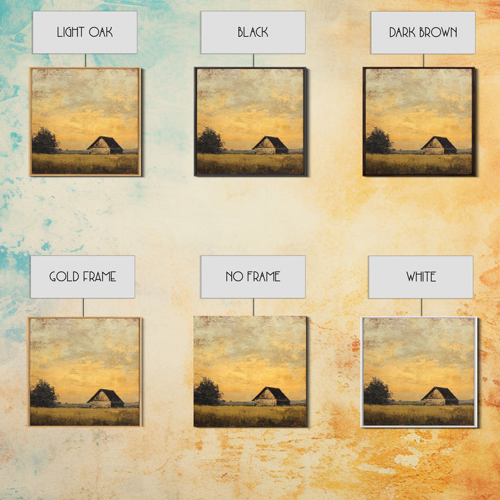 Rustic Barn Silhouette Canvas Print, Country Art, Wall Art, Farmhouse Decor, Fine Art, Country, Digital Print, Printable Art, COU-1x1-99