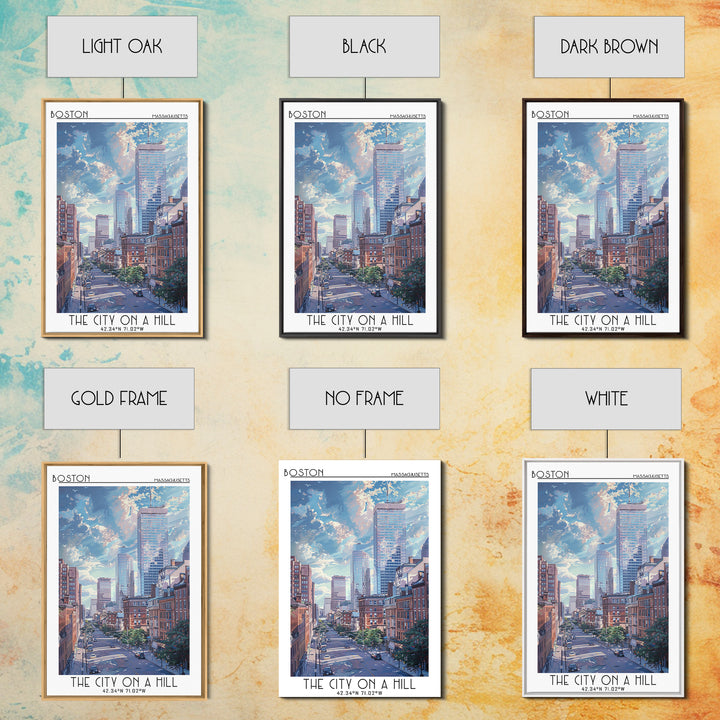 Boston Travel Poster, Canvas Print, Travel Wall Art, City Wall Art, Vintage Travel, Poster Art, City Travel Poster, Travel Art Print