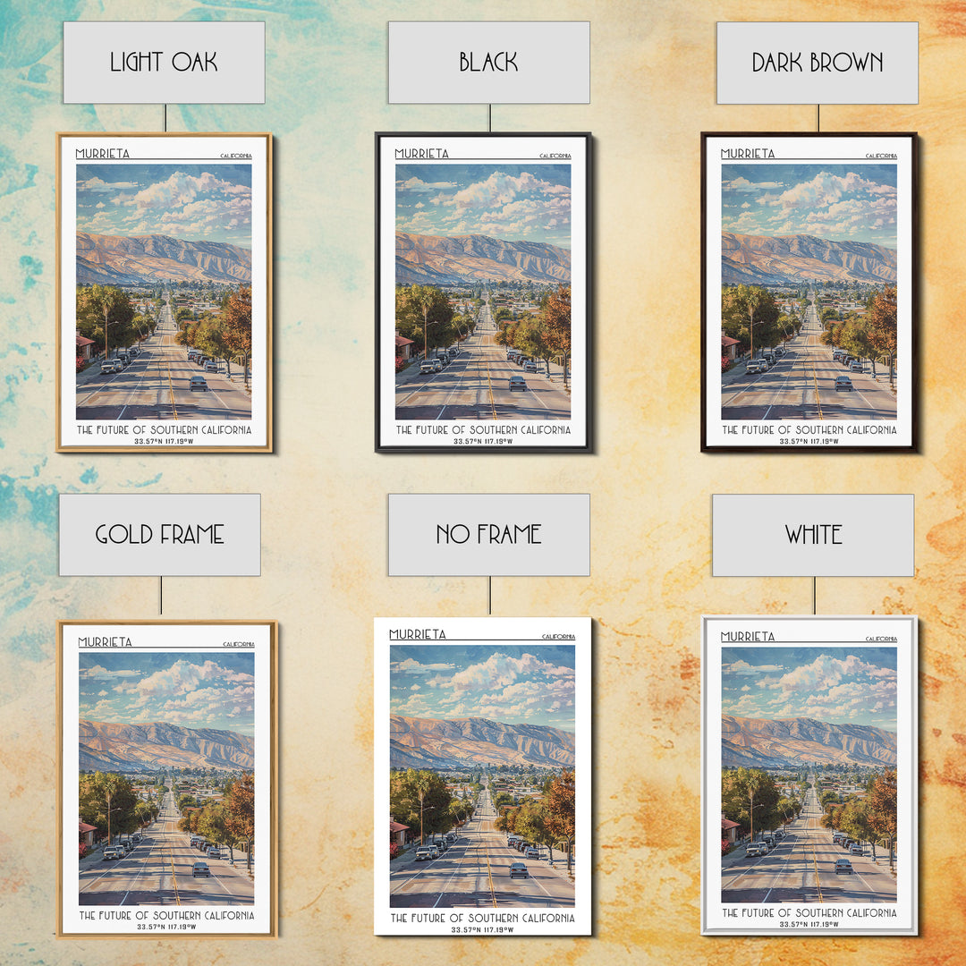 Murrieta Travel Poster, Canvas Print, Travel Wall Art, City Wall Art, Poster Art, Gallery Wall Set, Travel Prints, Travel Wall Decor