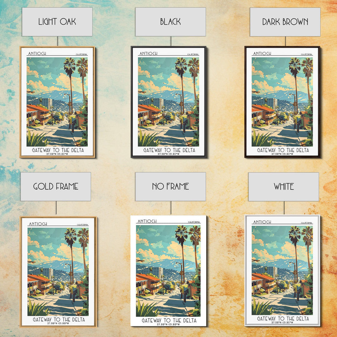 Antioch Travel Poster, Canvas Print, Poster Print, Travel Wall Art, Gallery Wall Set, Home Office Decor, Travel Print, City Wall Art
