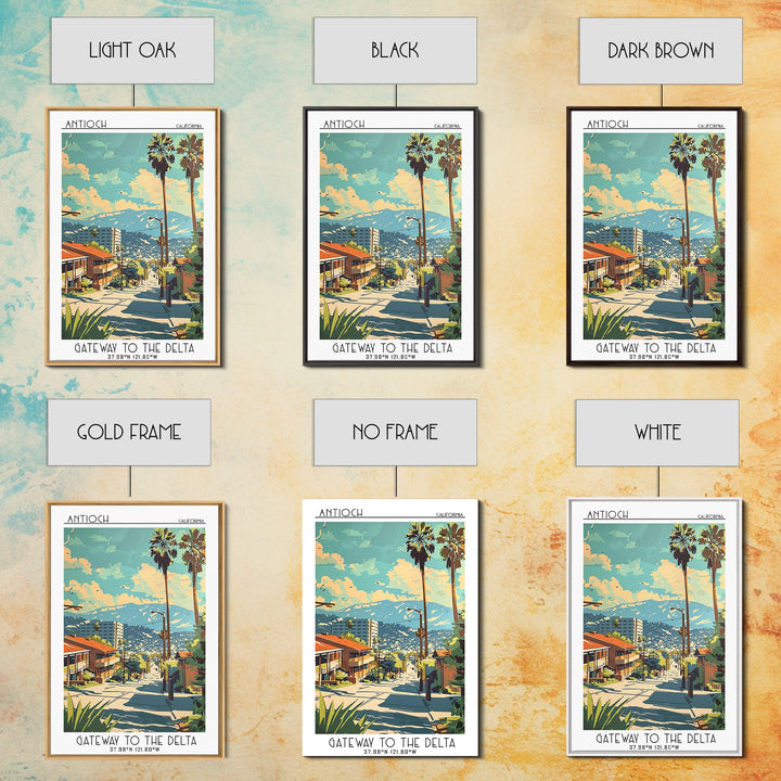 Antioch Travel Poster, Canvas Print, Poster Print, Travel Wall Art, Gallery Wall Set, Home Office Decor, Travel Print, City Wall Art