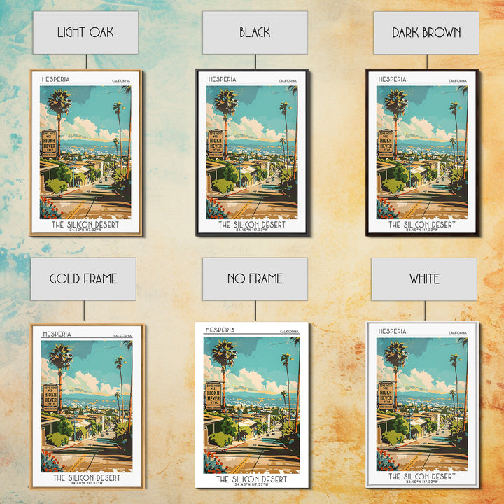 Hesperia California Travel Poster, Canvas Print, Poster Print, Travel Wall Art, Travel Print, Vintage Travel Art, City Travel Poster