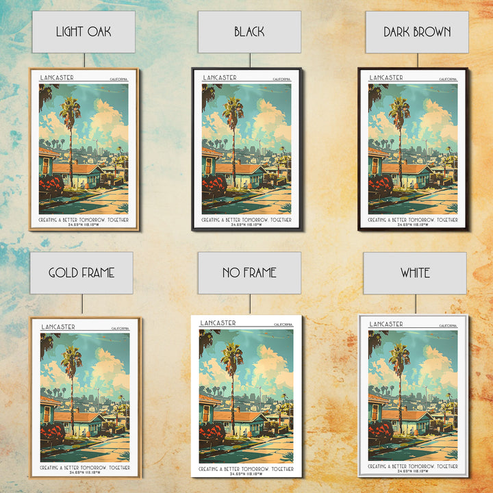 Lancaster Travel Poster, Canvas Print, Travel Prints, Landscape Art, City Travel Poster, Travel Decor, Travel Print, Travel Wall Art