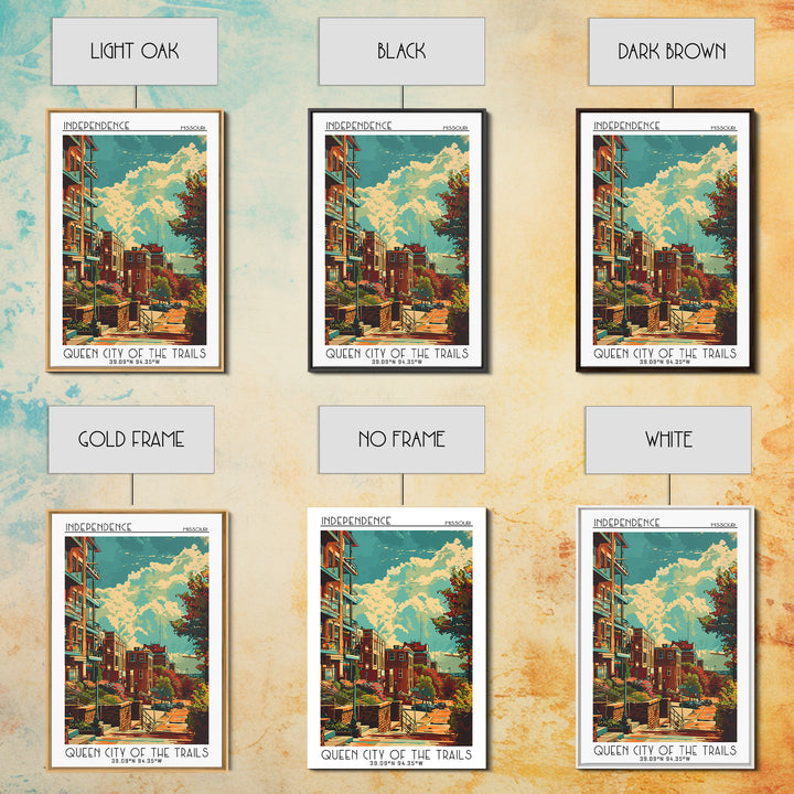 Independence Travel Poster, Canvas Print, Poster Print, Travel Wall Art, Travel Wall Decor, City Travel Poster, Living Room Wall Art