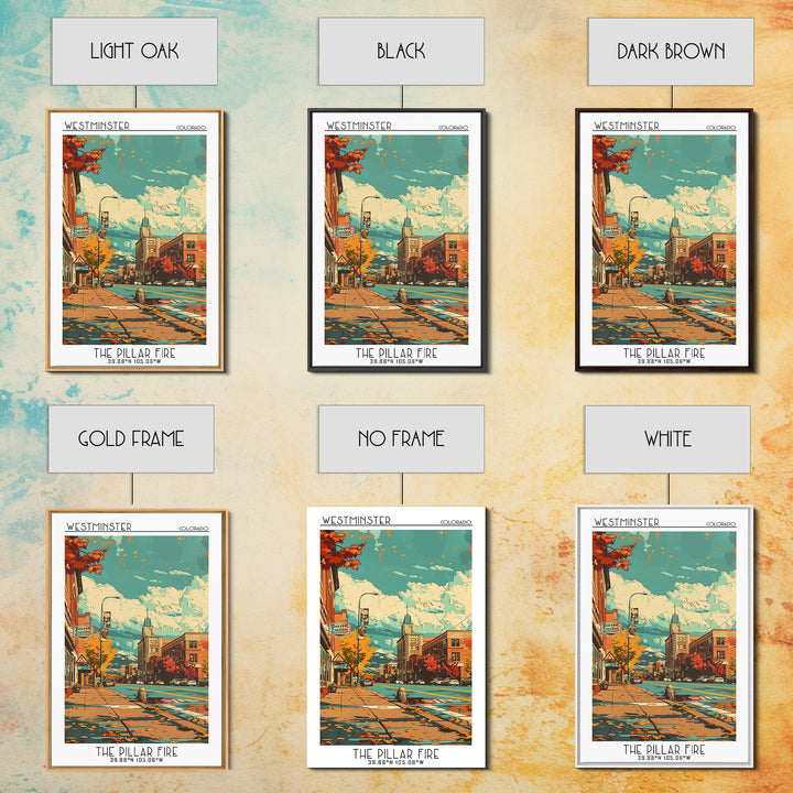 Westminster Travel Poster, Canvas Print, Retro Wall Art, Travel Print, Watercolor Cityscape, Mid Century Wall Art, Travel Wall Decor