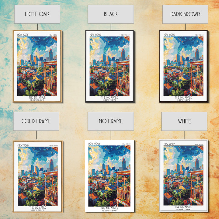 New Orleans Travel Poster, Framed Canvas Print, Poster Print, Travel Wall Art, Wanderlust Gift, Home Office Decor, City Illustration
