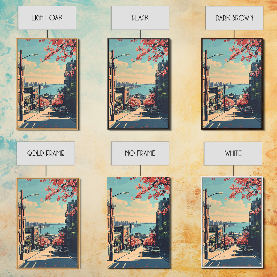 Bridgeport Travel Poster, Canvas Print, City Art Print, Travel Wall Art, Wall Art, Vintage Poster, Vintage Travel Art, Landscape Art