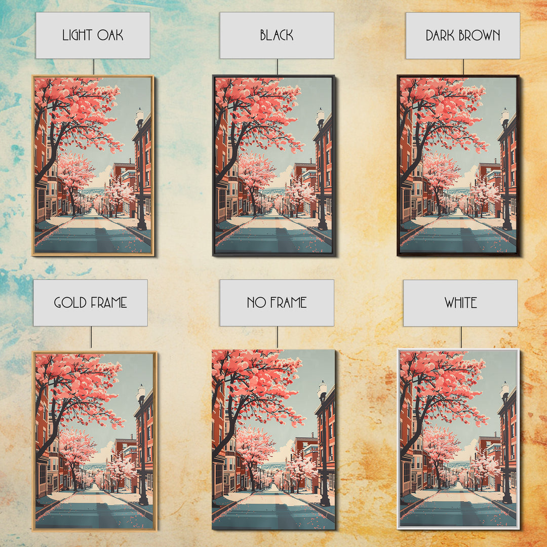 Lowell Travel Poster, Canvas Print, Retro Wall Art, Travel Print, Travel Decor, City Wall Art, Poster Print, Wall Art, Travel Prints
