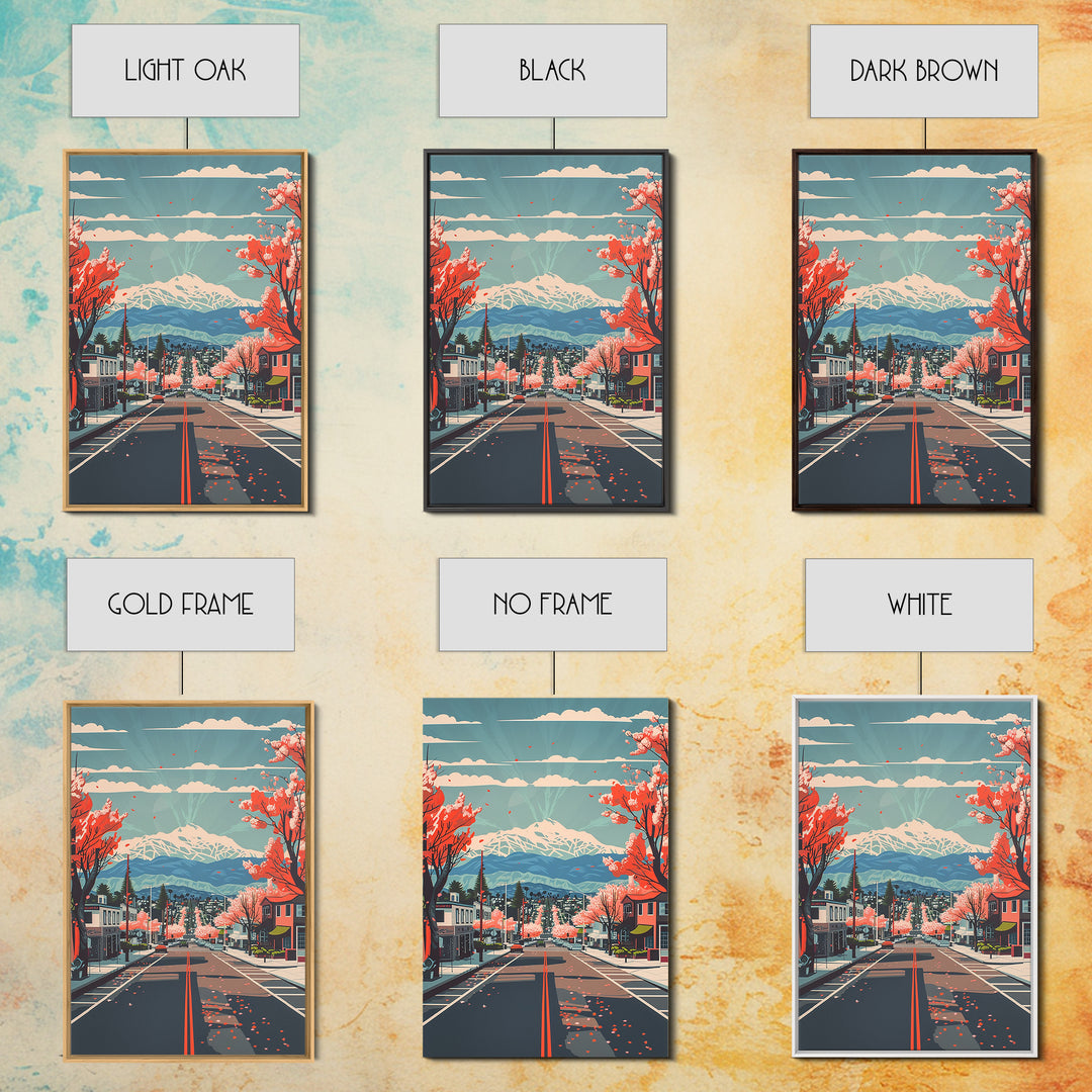 Menifee Travel Poster, Canvas Print, Poster Print, Travel Wall Art, Retro Wall Art, Travel Print, Colorful Wall Art, Wanderlust Gift