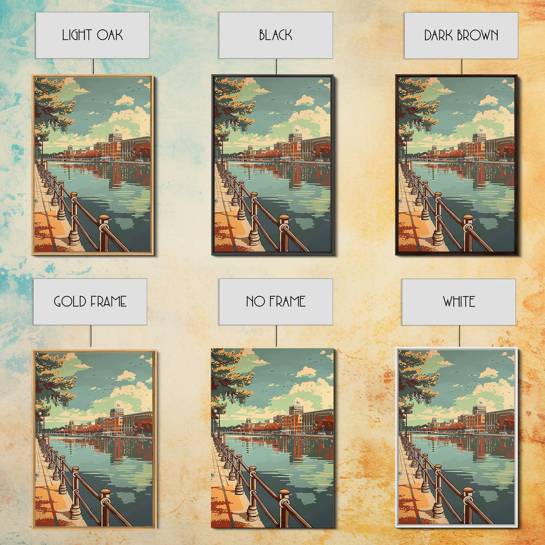 Newport News Travel Poster, Canvas Print, Retro Travel Poster, City Wall Art, Travel Posters, Vintage Travel Print, Gallery Wall Set