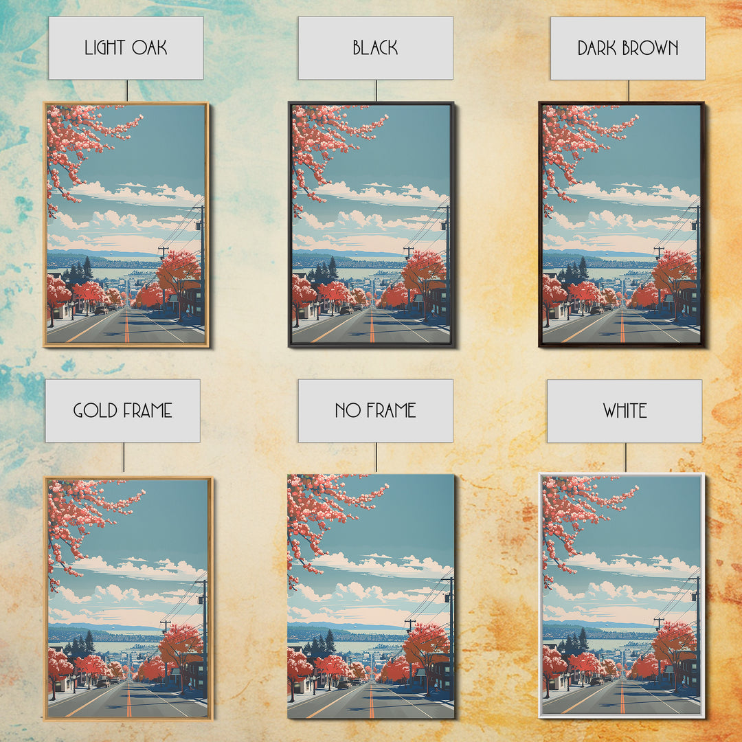 Richmond Travel Poster, Canvas Print, Travel Prints, Landscape Art, Retro Wall Art, Living Room Wall Art, Travel Decor, Travel Print