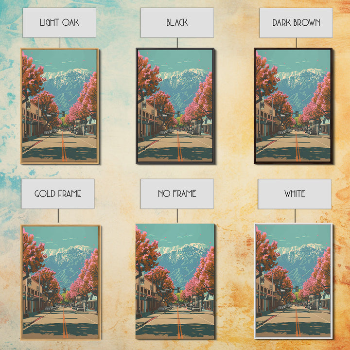 Santa Clarita Travel Poster, Canvas Print, City Travel Poster, Travel Wall Art, Vintage City Poster, Vintage Poster, Vintage Posters