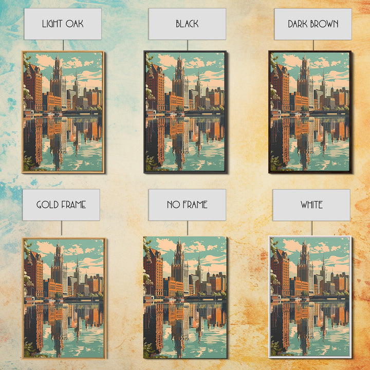 Toledo Travel Poster, Canvas Print, Travel Wall Decor, Minimalist Poster, City Illustration, Fine Art Print, Wall Art, City Wall Art
